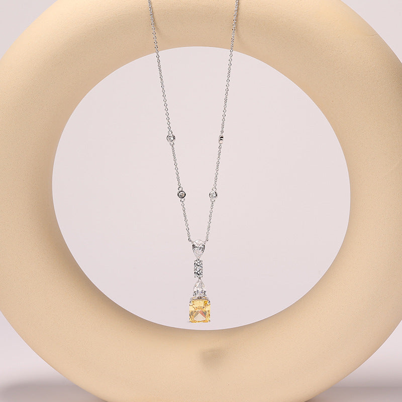 Golden Dusk Pendant Necklace