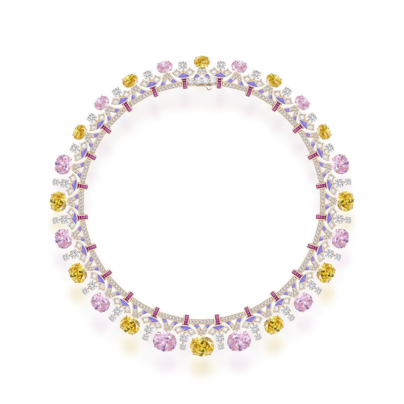 Royal Blossom Symphony Necklace