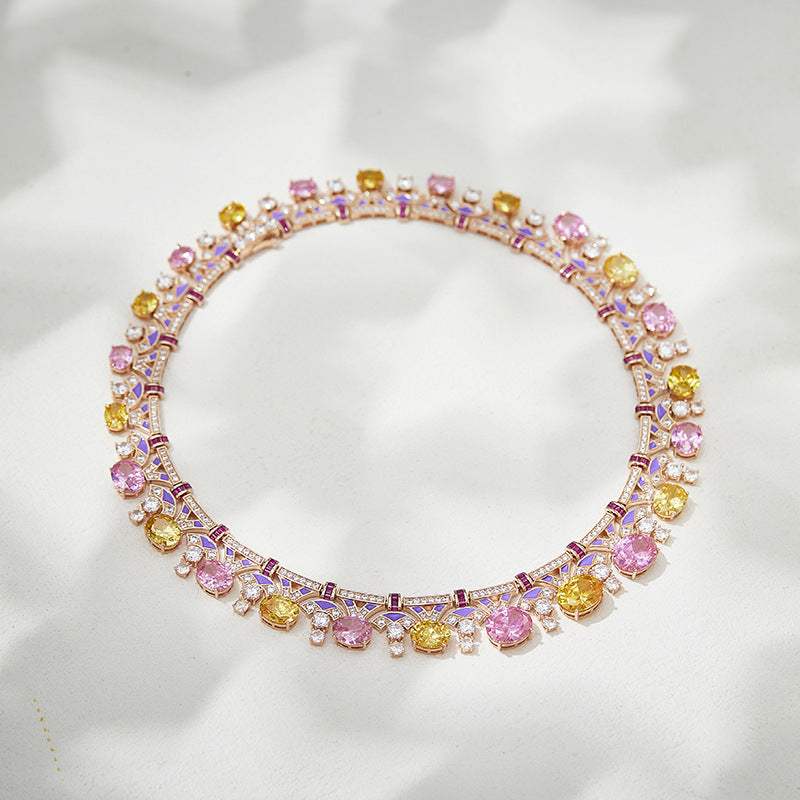 Royal Blossom Symphony Necklace