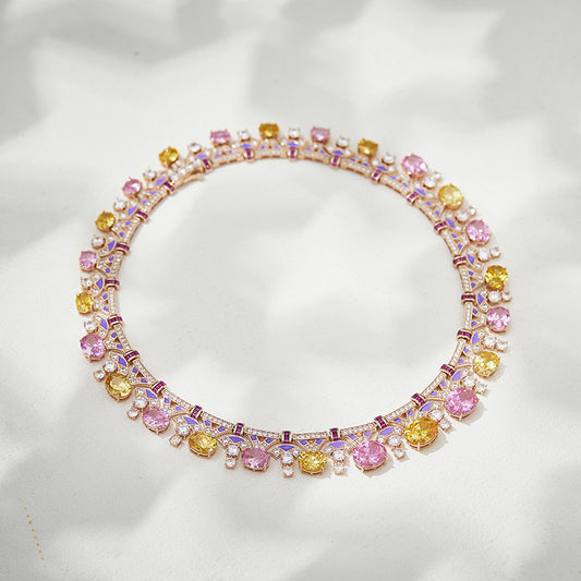 Royal Blossom Symphony Necklace