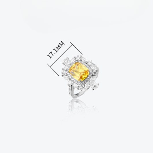 Golden Radiance Halo Ring size in MM