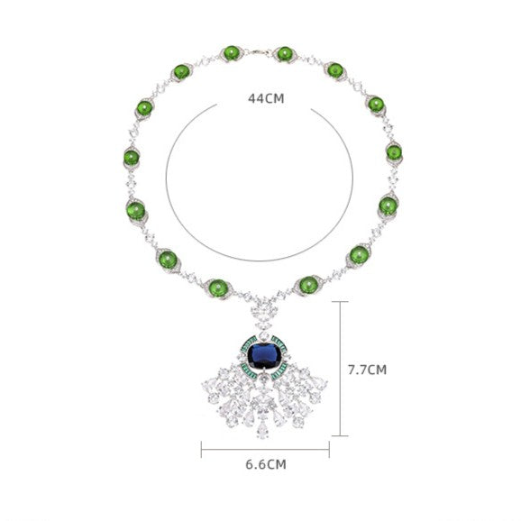 Emerald Grace Statement Necklace