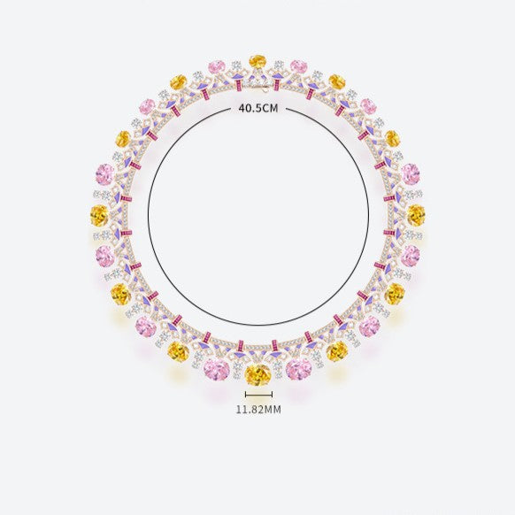 Royal Blossom Symphony Necklace