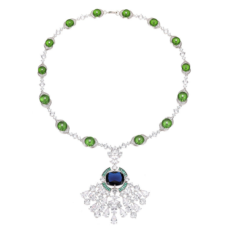 Emerald Grace Statement Necklace