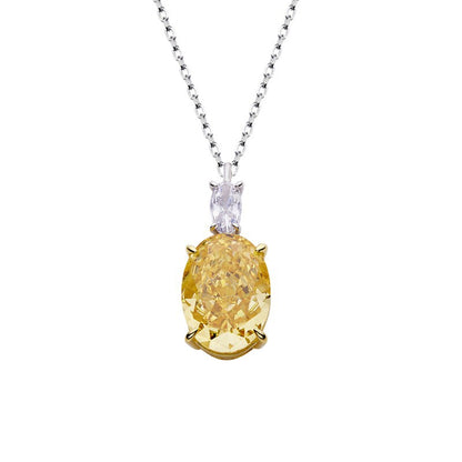 Oval Sunbeam Necklace