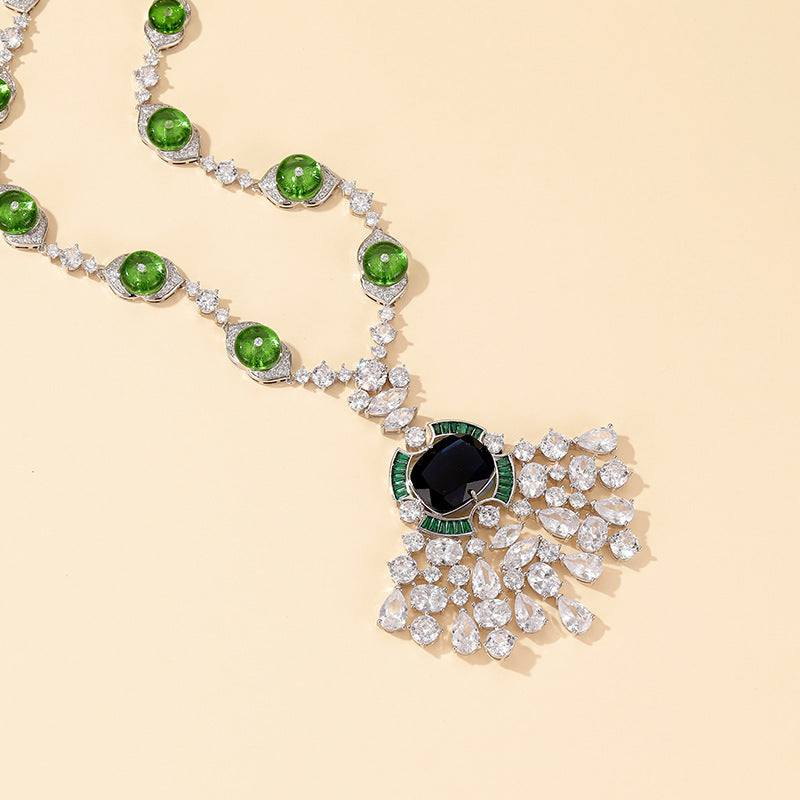 Emerald Grace Statement Necklace