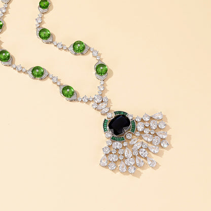 Emerald Grace Statement Necklace