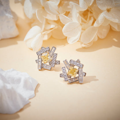 Radiance Rose Bloom Ear Studs