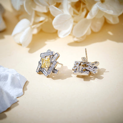 Radiance Rose Bloom Ear Studs