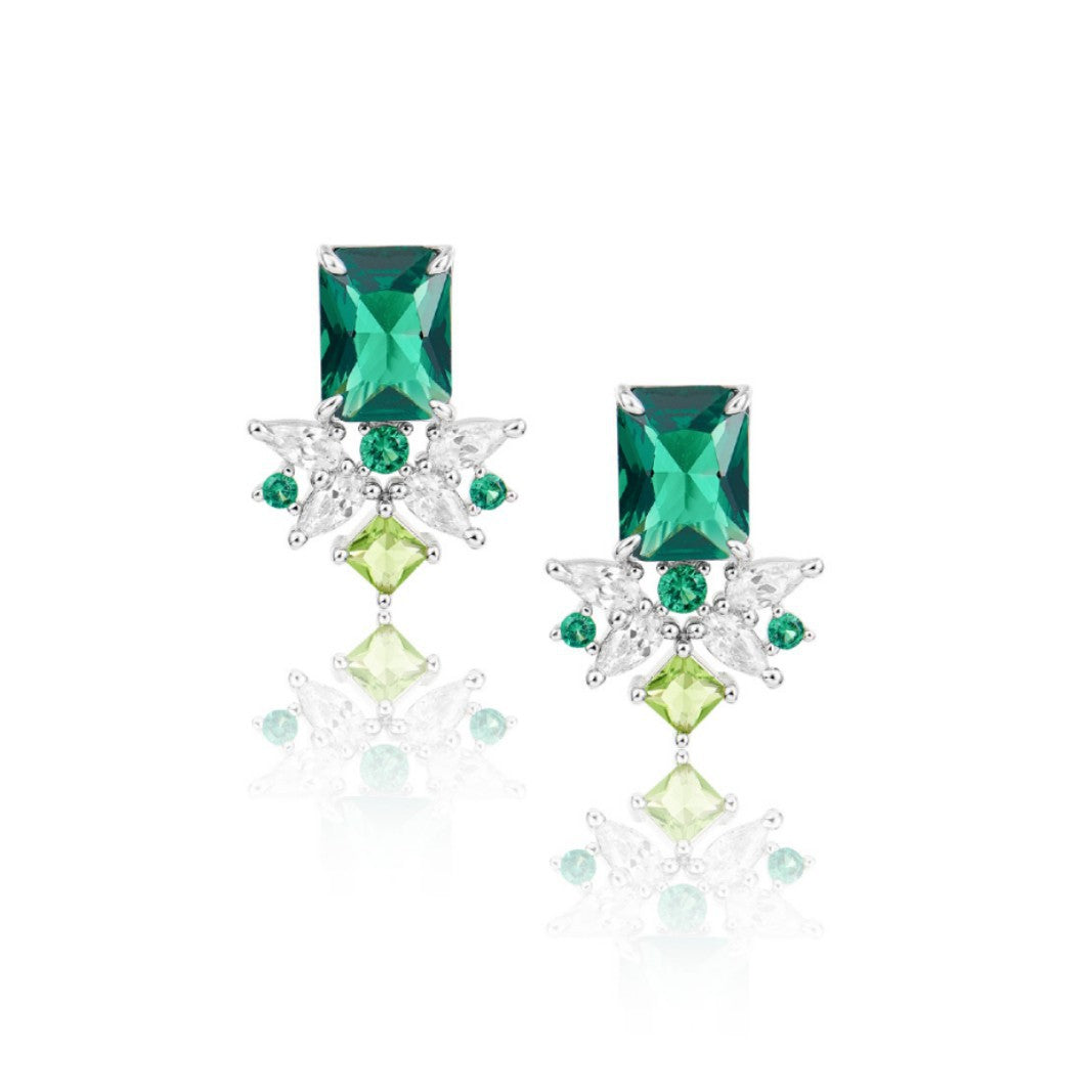 Emerald Candy Bouquet Earrings