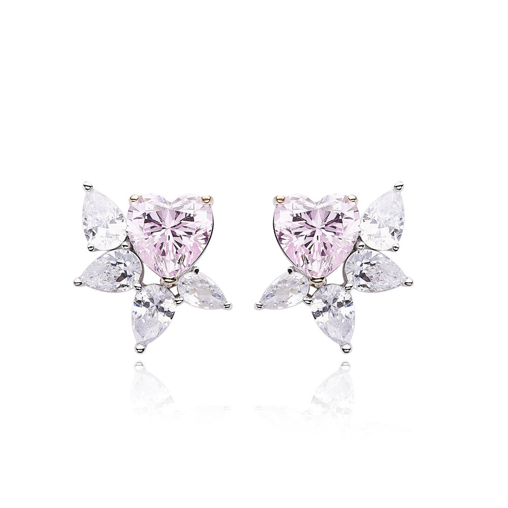 Celestial Heart Bloom Earrings