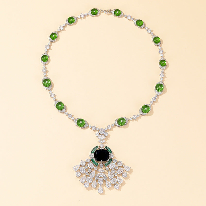 Emerald Grace Statement Necklace