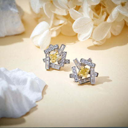 Radiance Rose Bloom Ear Studs