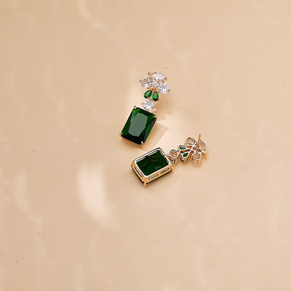 Emerald Candy Drop Earrings