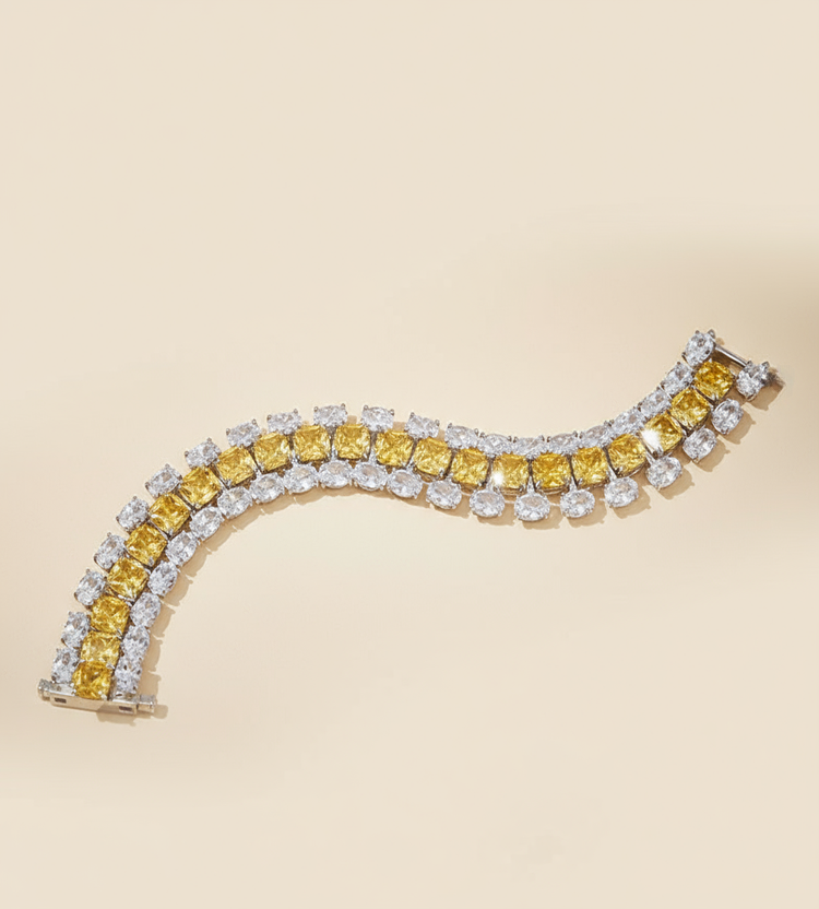 Golden Sugar Cube Bracelet