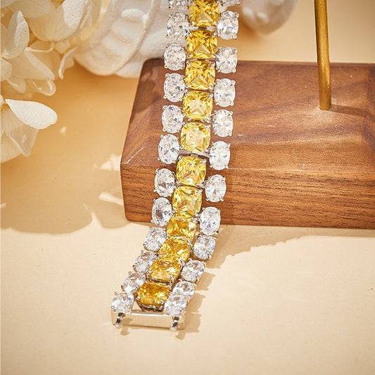 Golden Sugar Cube Bracelet