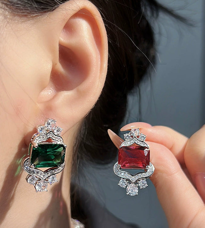 Palais Solstice Asymmetric Statement Earrings