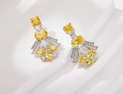 Regal Glow Drop Earrings