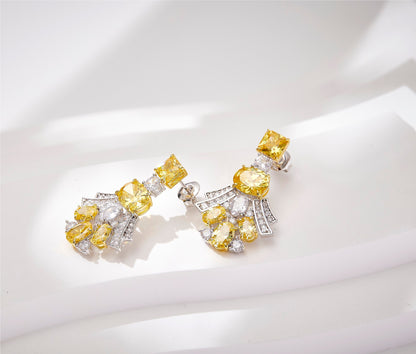 Regal Glow Drop Earrings