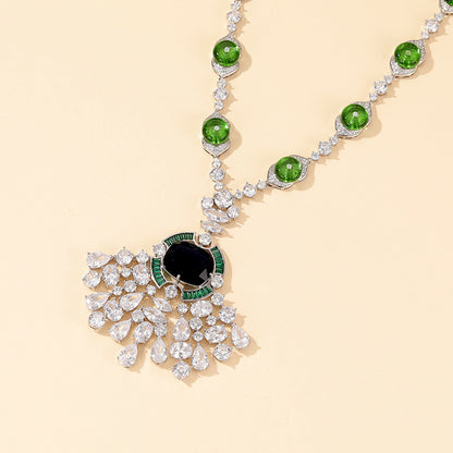 Emerald Grace Statement Necklace