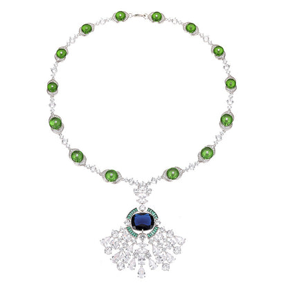 Emerald Grace Statement Necklace