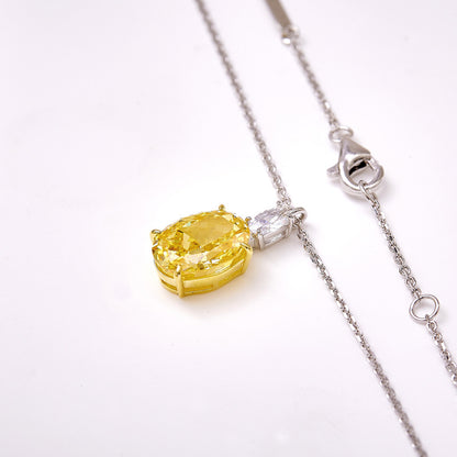 Oval Sunbeam Necklace