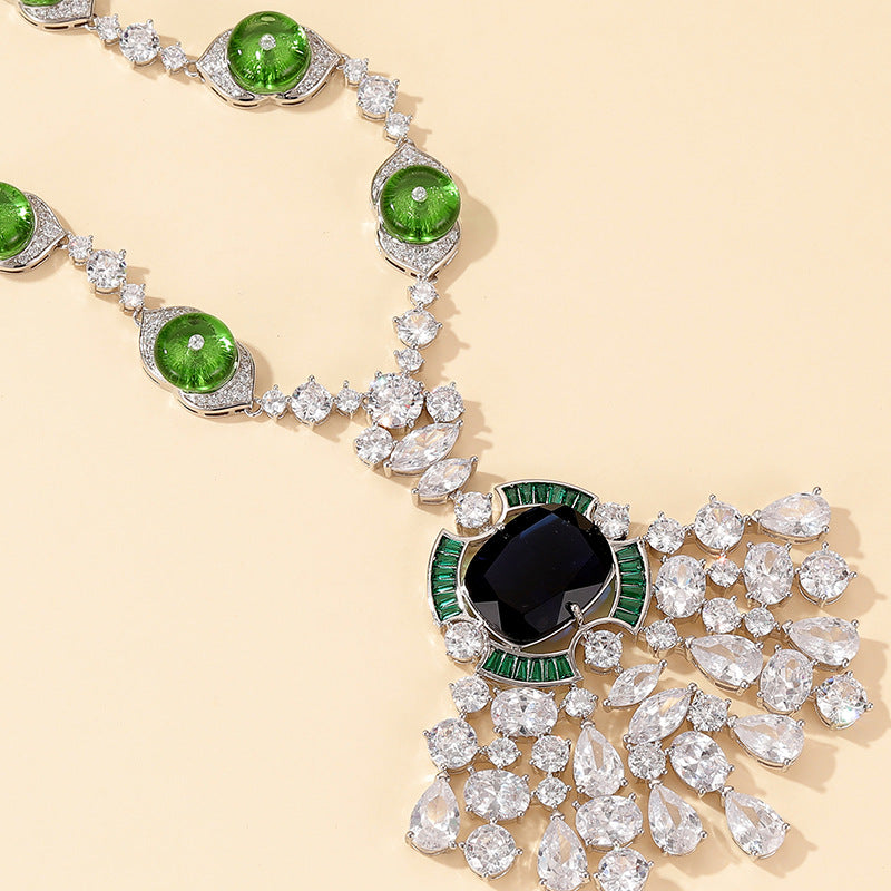 Emerald Grace Statement Necklace