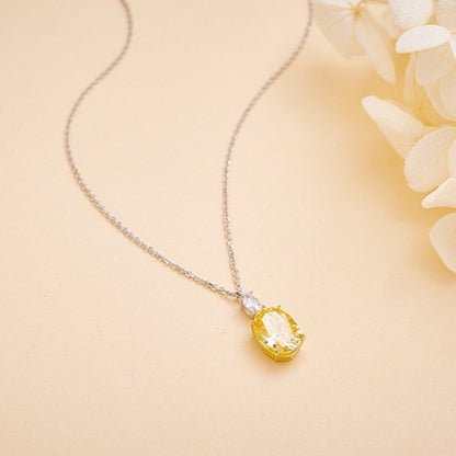 Oval Sunbeam Necklace